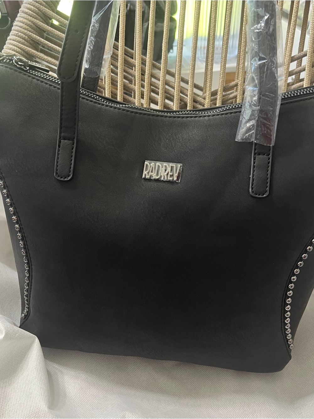 Rad Rev Revolution Large Bubble Tote Bag Purse NEW